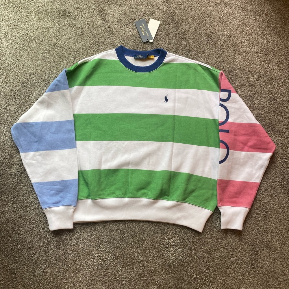 Polo Ralph Lauren Women’s Long Sleeve Sweater Nice Colors Size Medium NWT